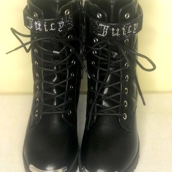 Juicy Couture Shoes - Black Combat Boots